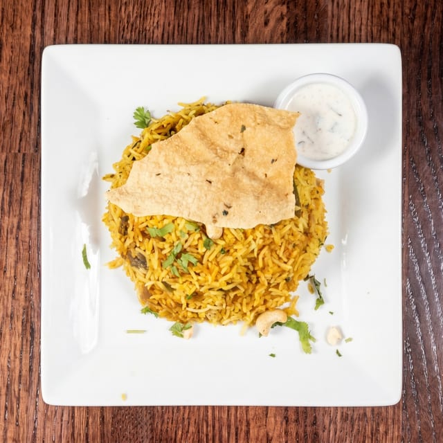 Vegetable Haandi Biryani.
